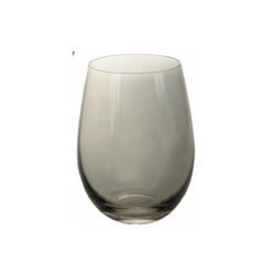 vaso vidrio fume black con fondo blanco