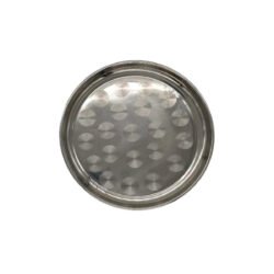 Bandeja redonda de acero 30cm
