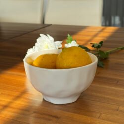 Bowl de cerámica organic crema 15cm