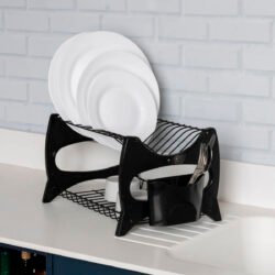 Escurridor de platos de acero y plástico Modelo Verona