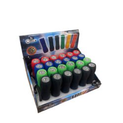 linterna plastica 9 leds con fondo blanco