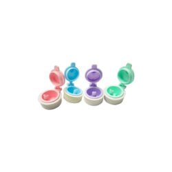 tapon de termo color pastel con fondo blanco
