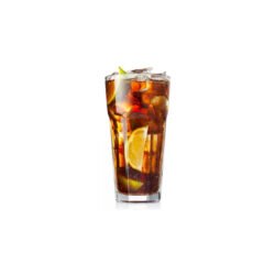 vaso facetado casablanca pasabahce 475cc con fondo blanco