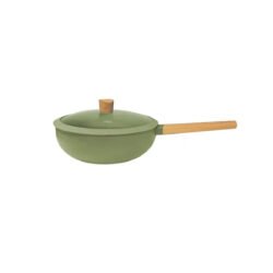 Wok hudson olive con tapa 28cm