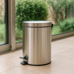 cesto de basura acero 5 litros